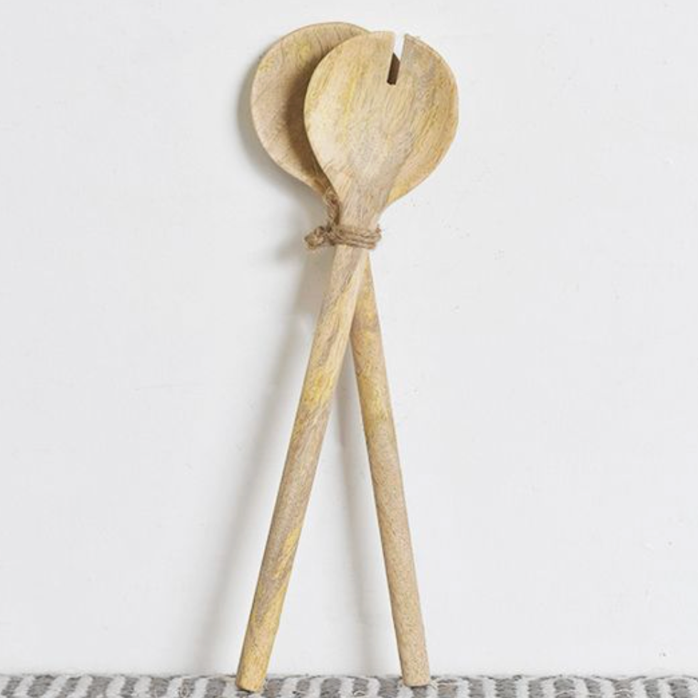 Wood Salad Serving Set