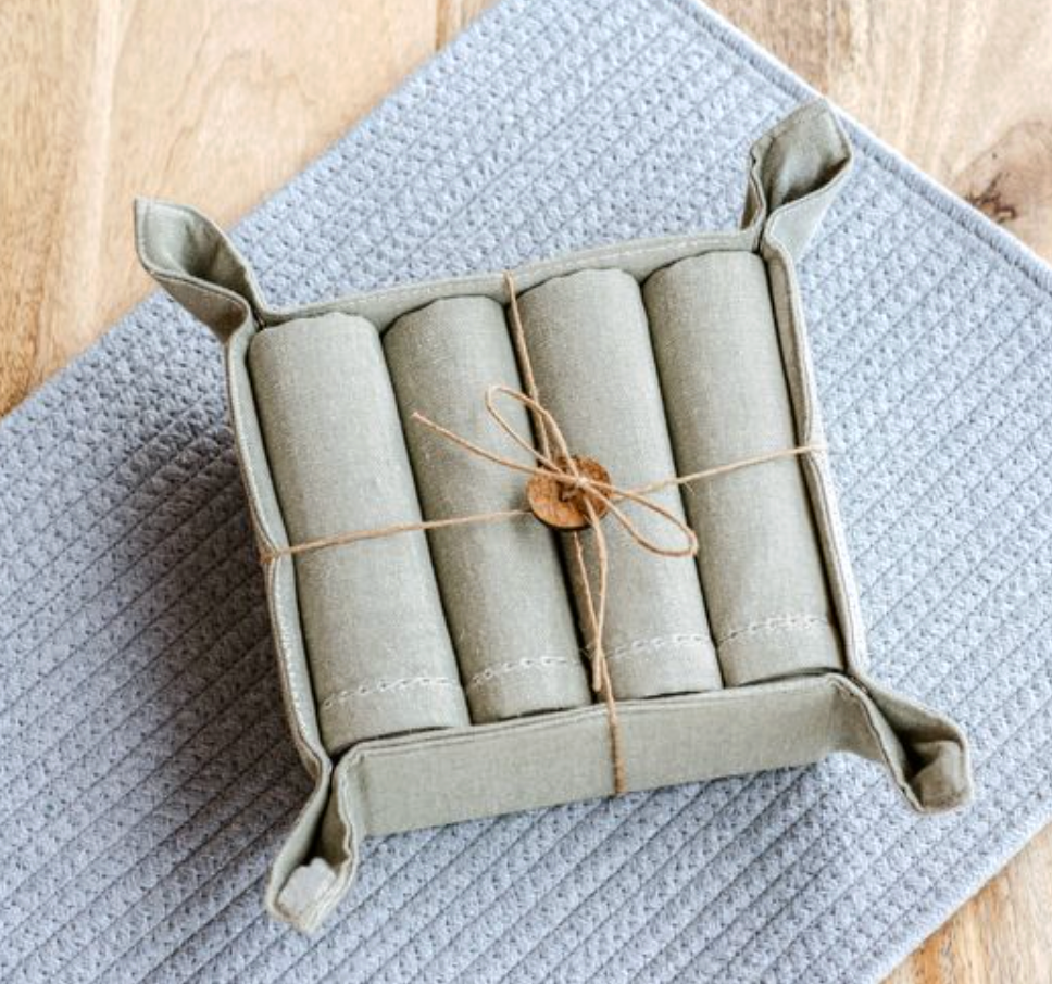 Grey Napkin Set