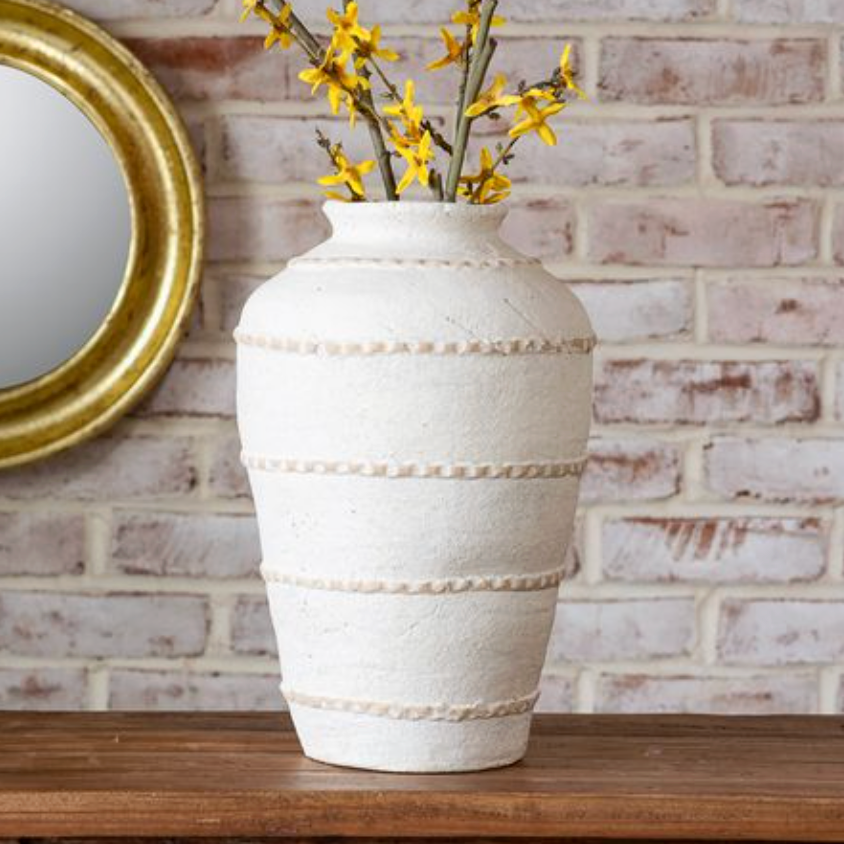 Terra Cotta Line Vase