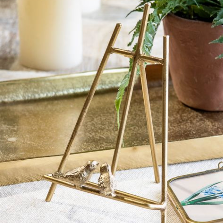 Gold Metal Easel