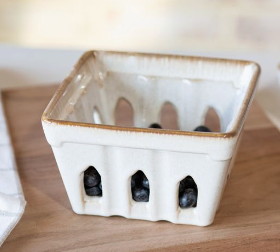 Ceramic Berry Basket