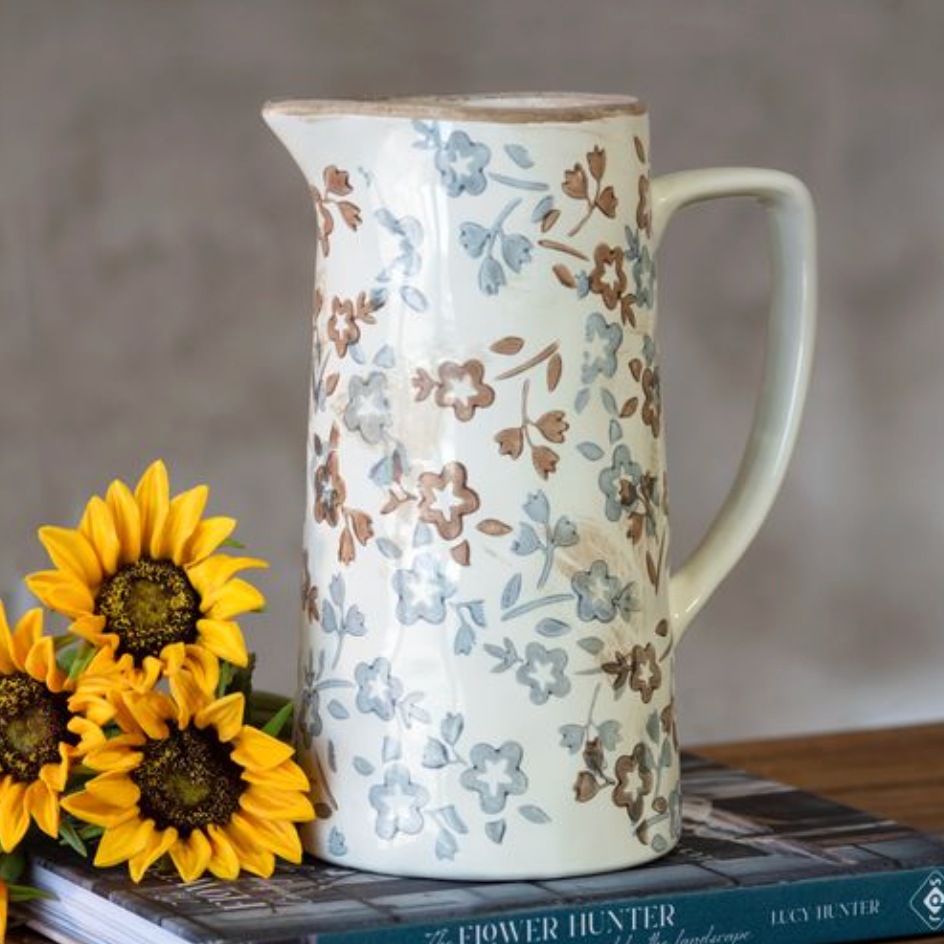 Floral Pattern Pitcher
