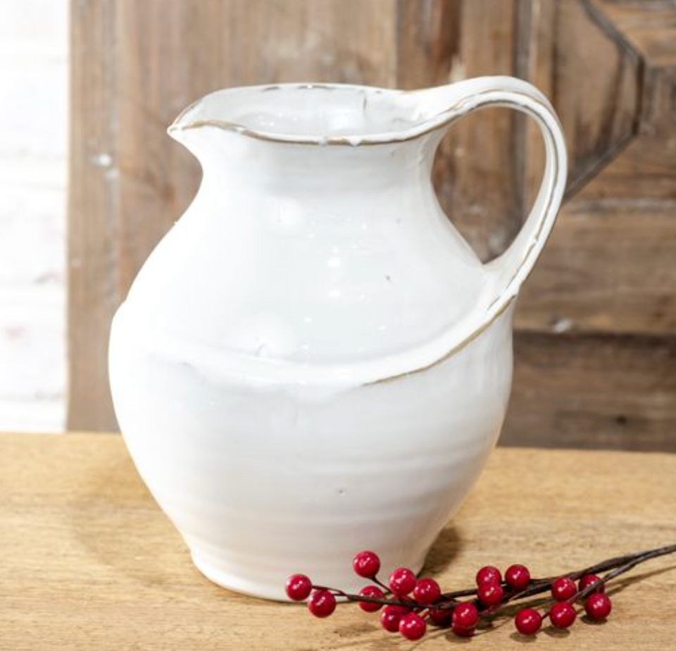 Ceramic Deco Pitcher