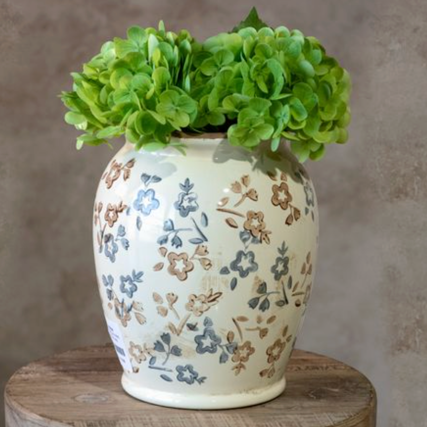 Floral Pattern Vase