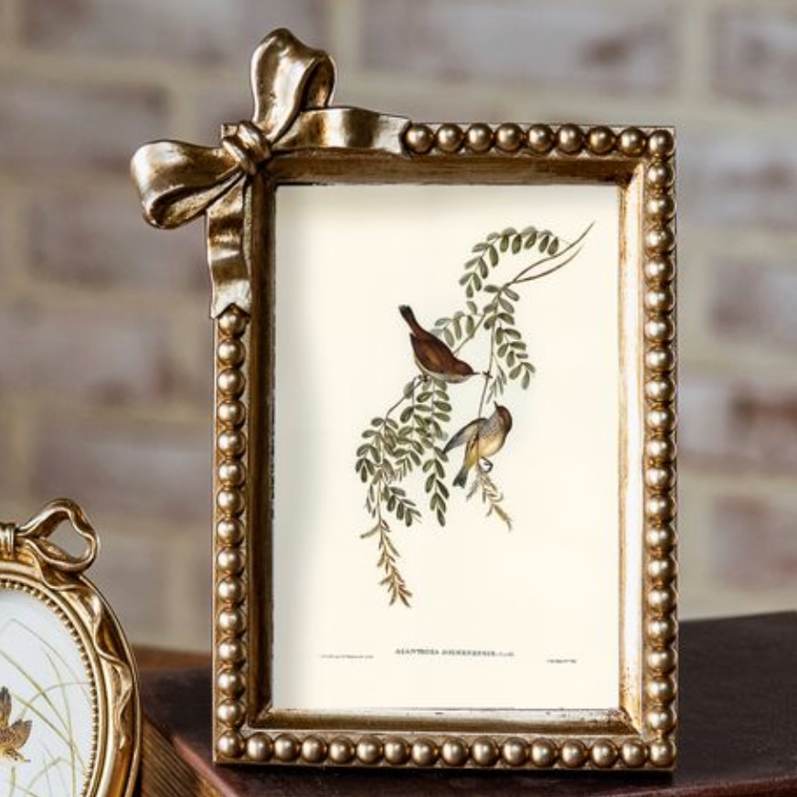 Antique Gold Bow Frame
