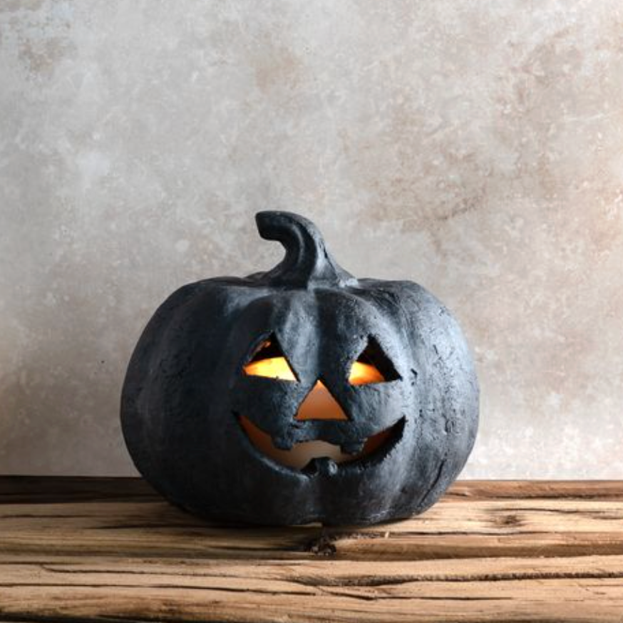 Terracotta Mini Jack-O-Lantern