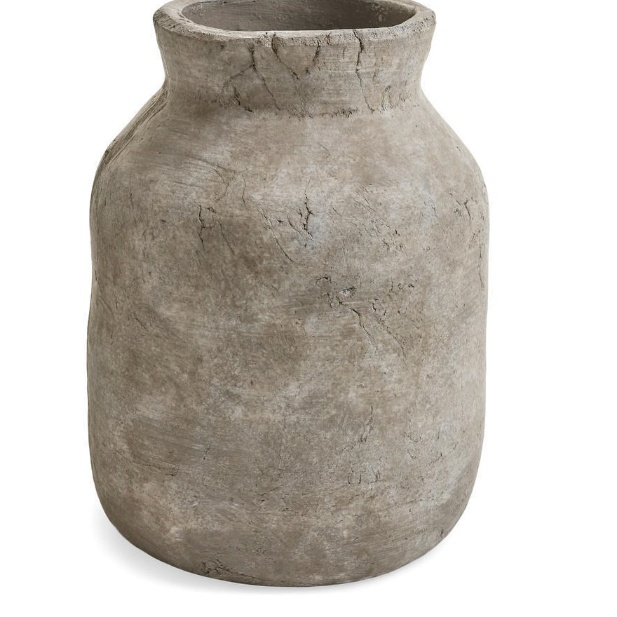 Terracotta Textured Vase - Pickup Only