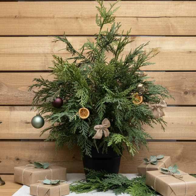 24" Potted Cedar Tree