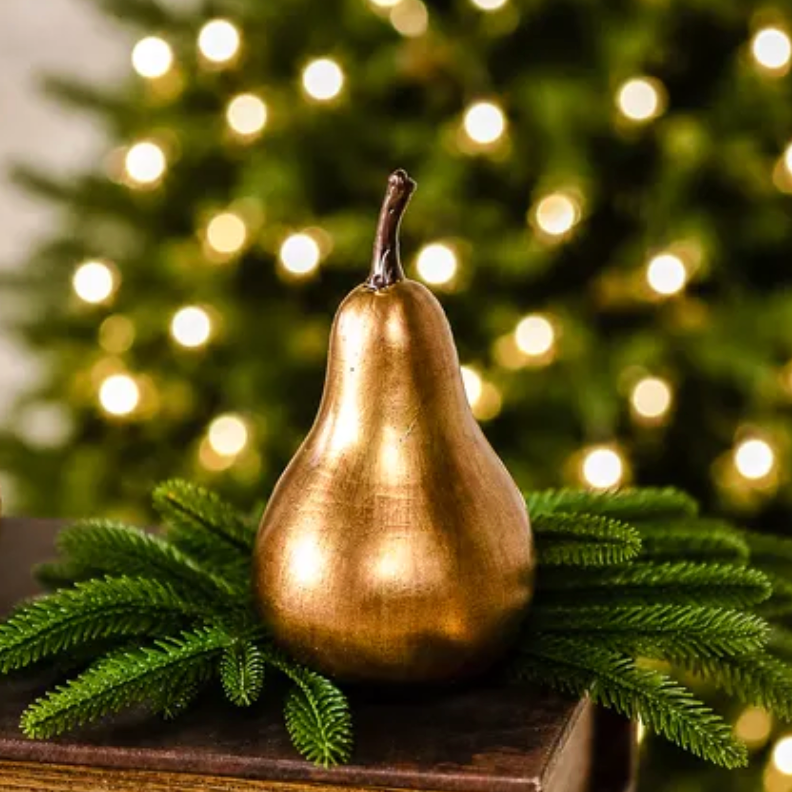 Antique Bronze Pear