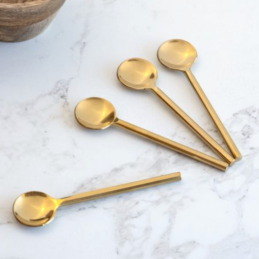 Gold Serving Spoon