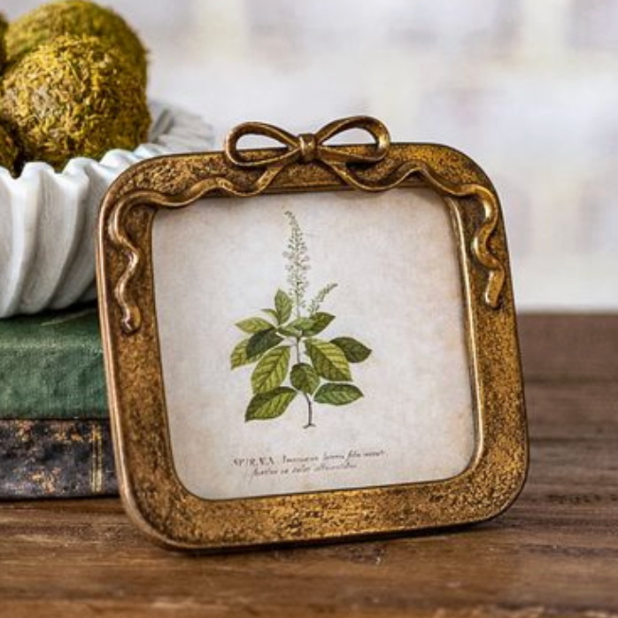 Antique Gold Bow Frame