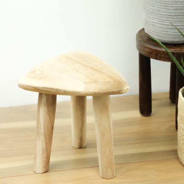 Carved Wood Stool