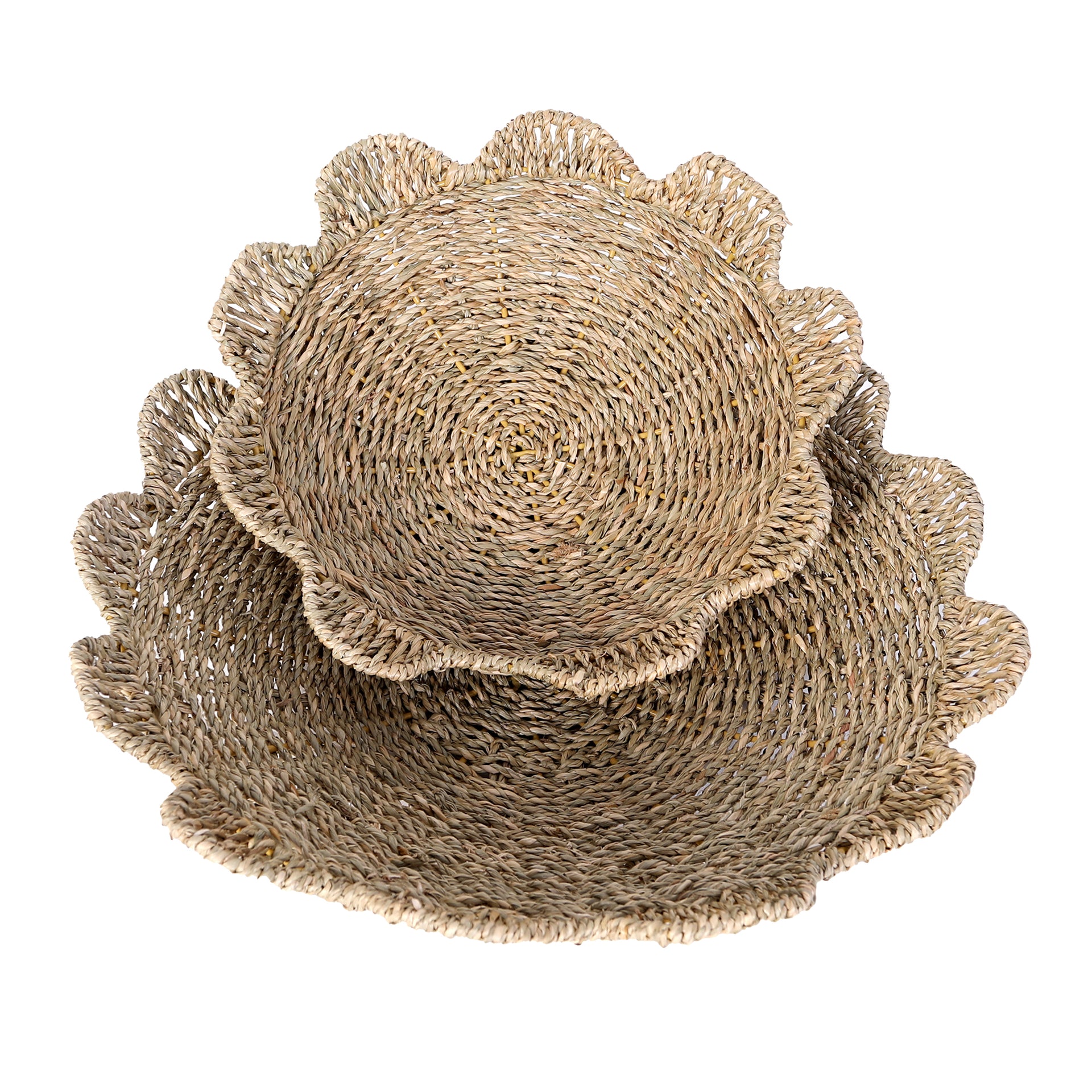 Natural Grass Woven Basket