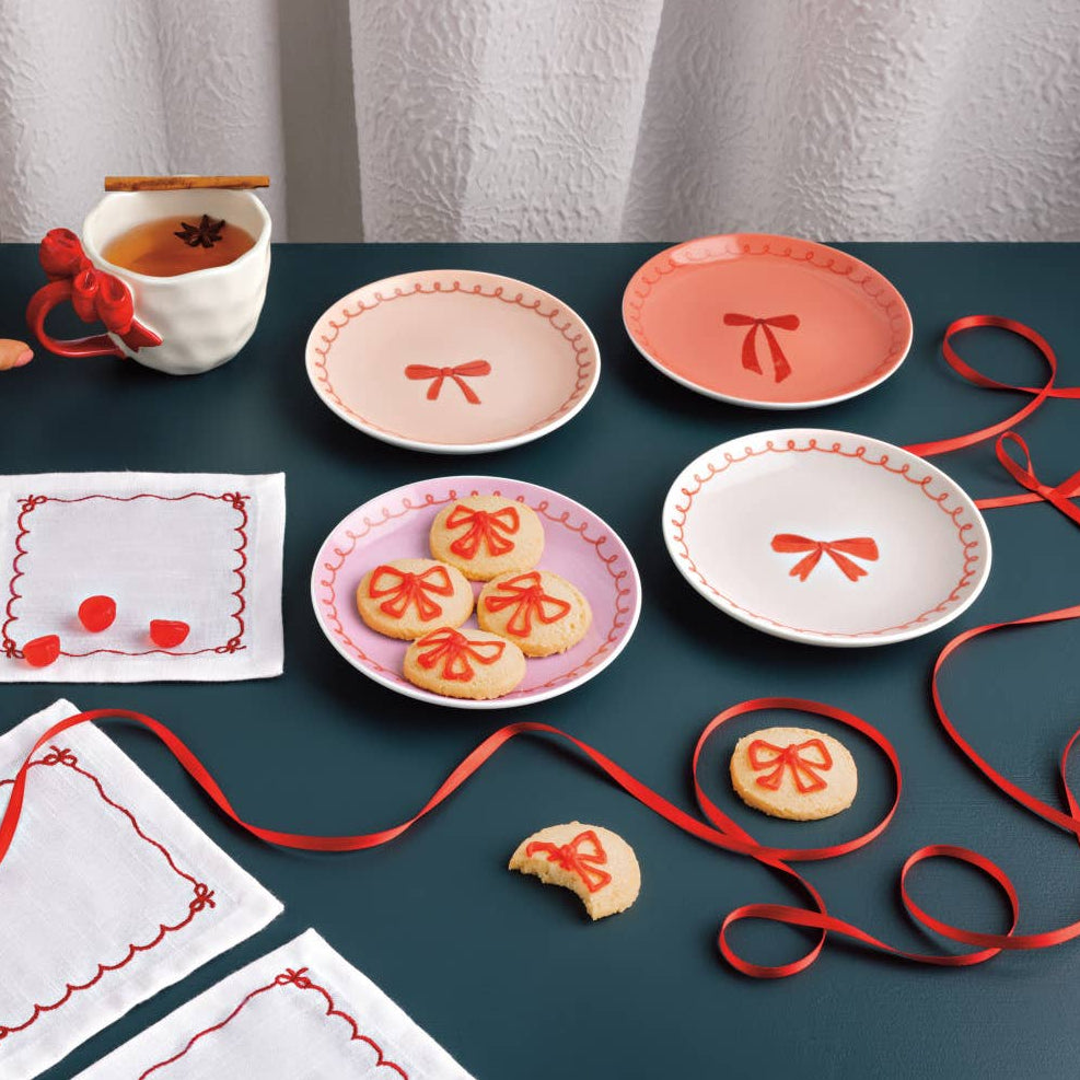 Bow Appetizer Plates