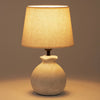 White Ceramic Round Mini Lamp