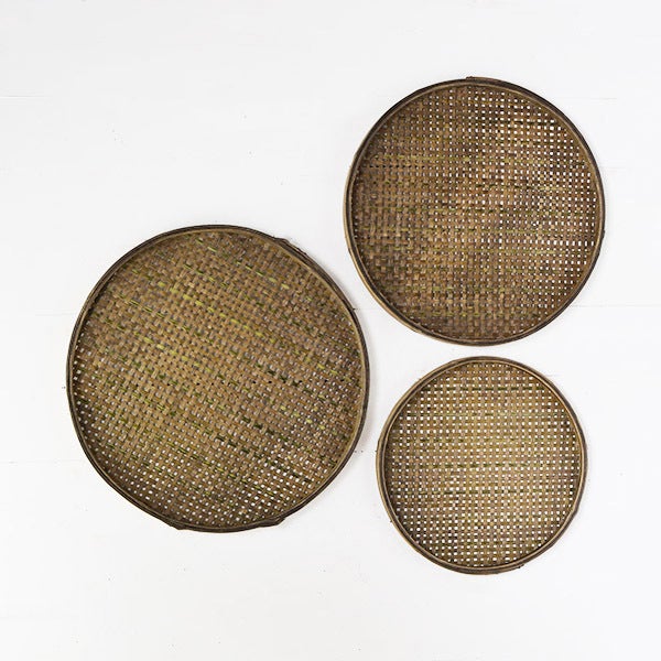 Bamboo Sifting Trays