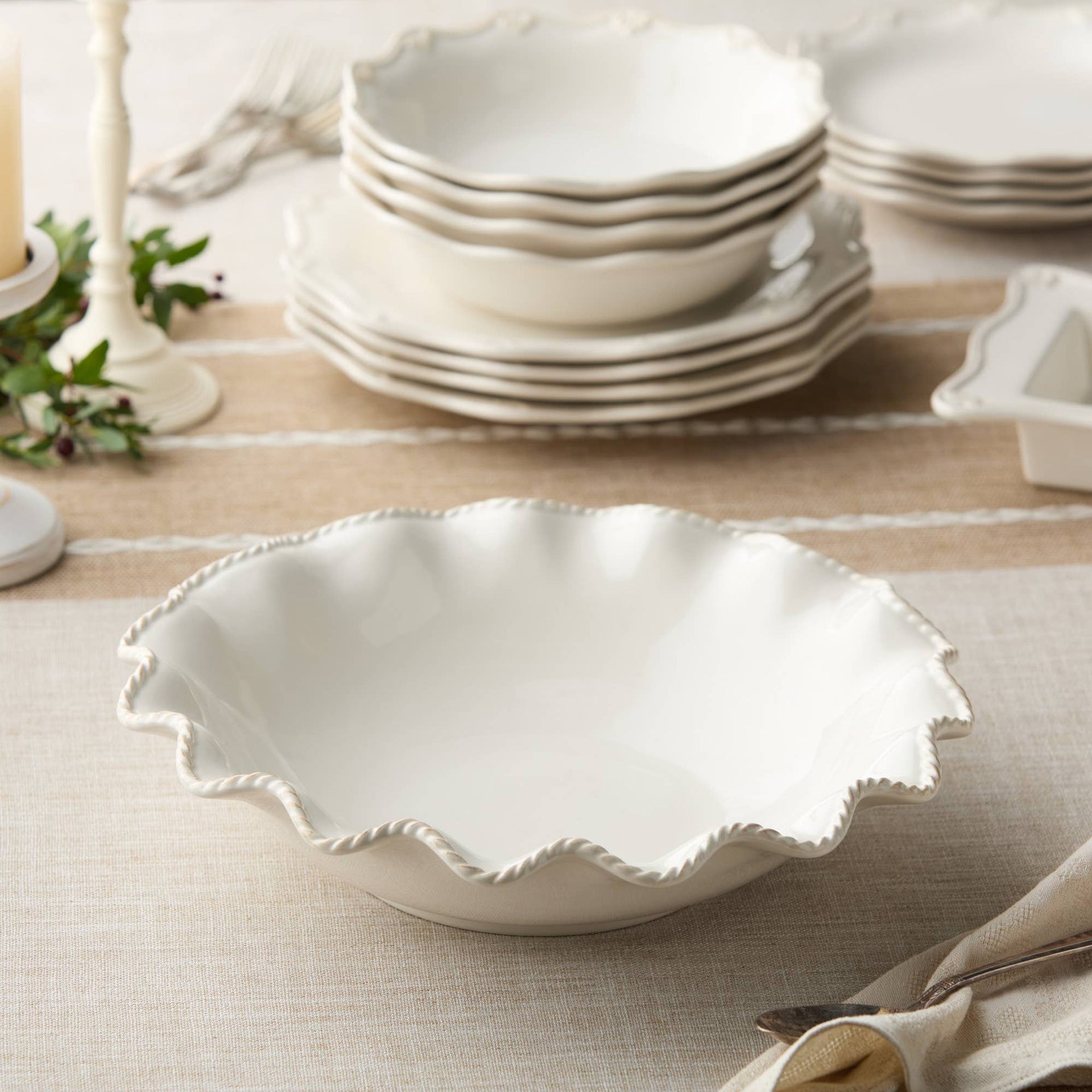 Heritage Stoneware Serving Bowl