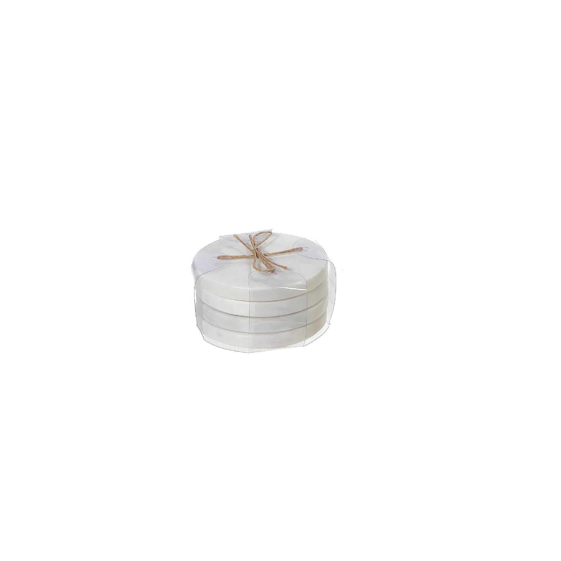 Marble Round Coaster Set