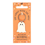Ghost Halloween Keyring