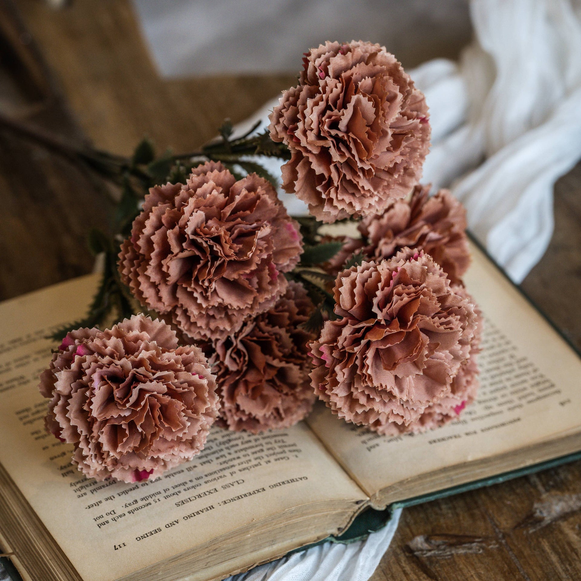 Terracotta Carnation Spray