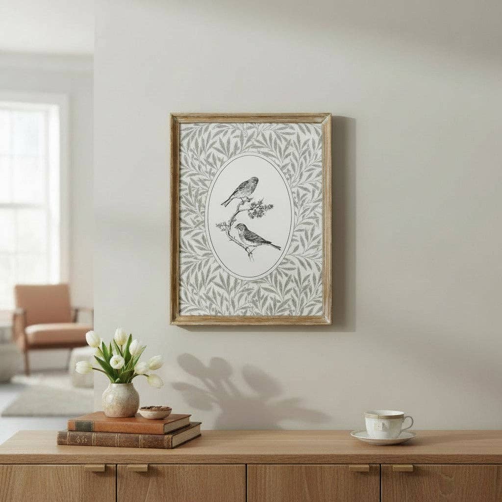 Framed Bird Wall Art