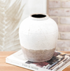 Ceramic French White Vase