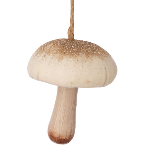 Glitter top Mushroom Ornament