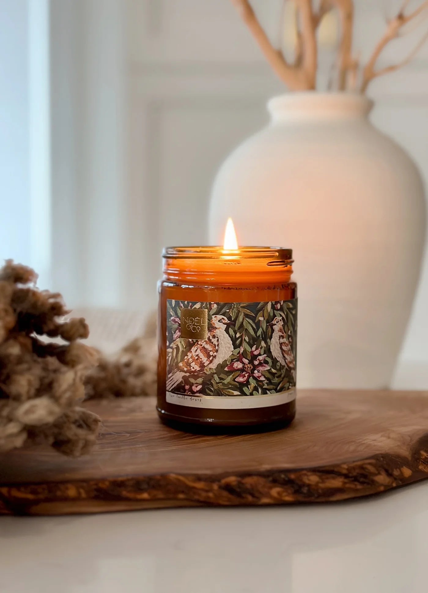Soy Holiday Candle- Two Turtle Doves