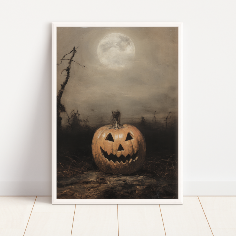 Jack-O-Lantern Halloween Art Print