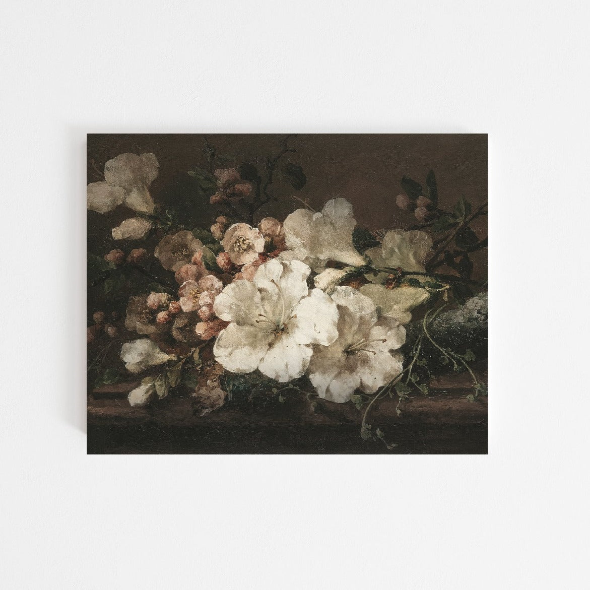 winter art, vintage art, vintage print, art print