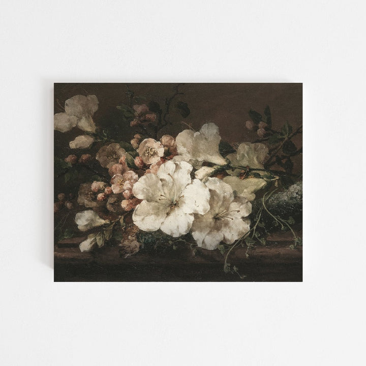 winter art, vintage art, vintage print, art print