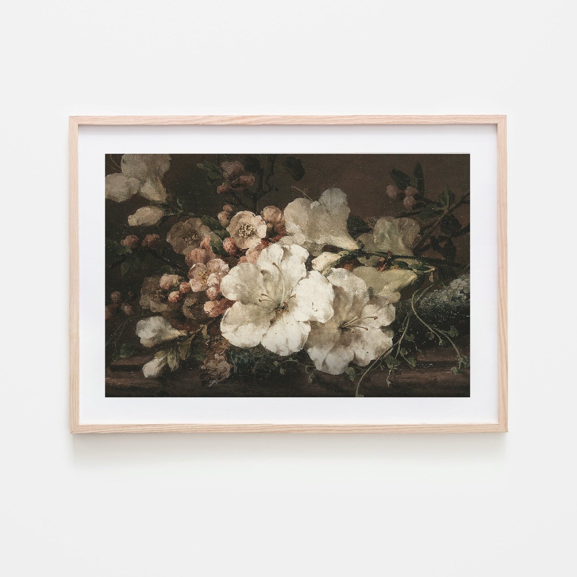 winter art, vintage art, vintage print, art print