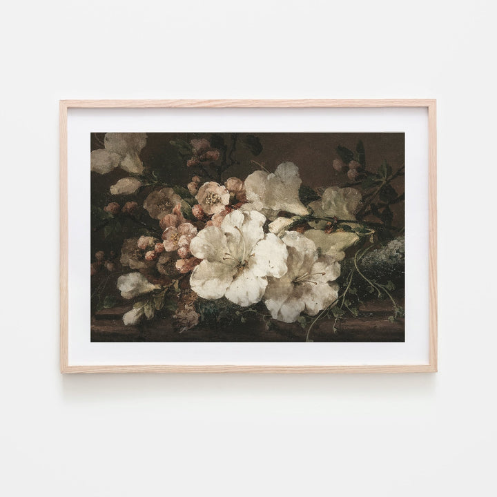 winter art, vintage art, vintage print, art print