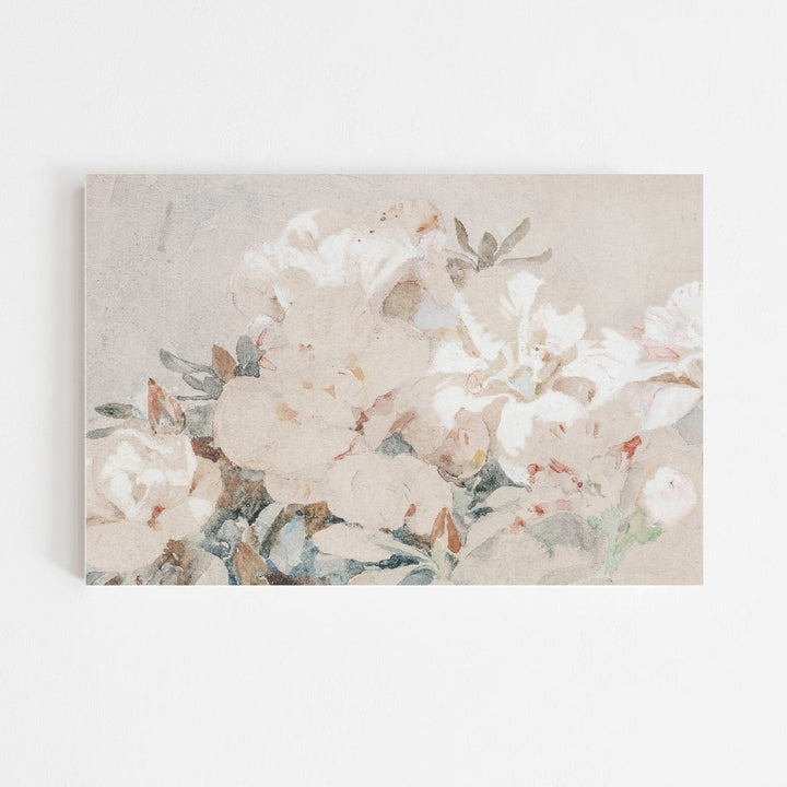 floral art, floral print, spring, vintage art