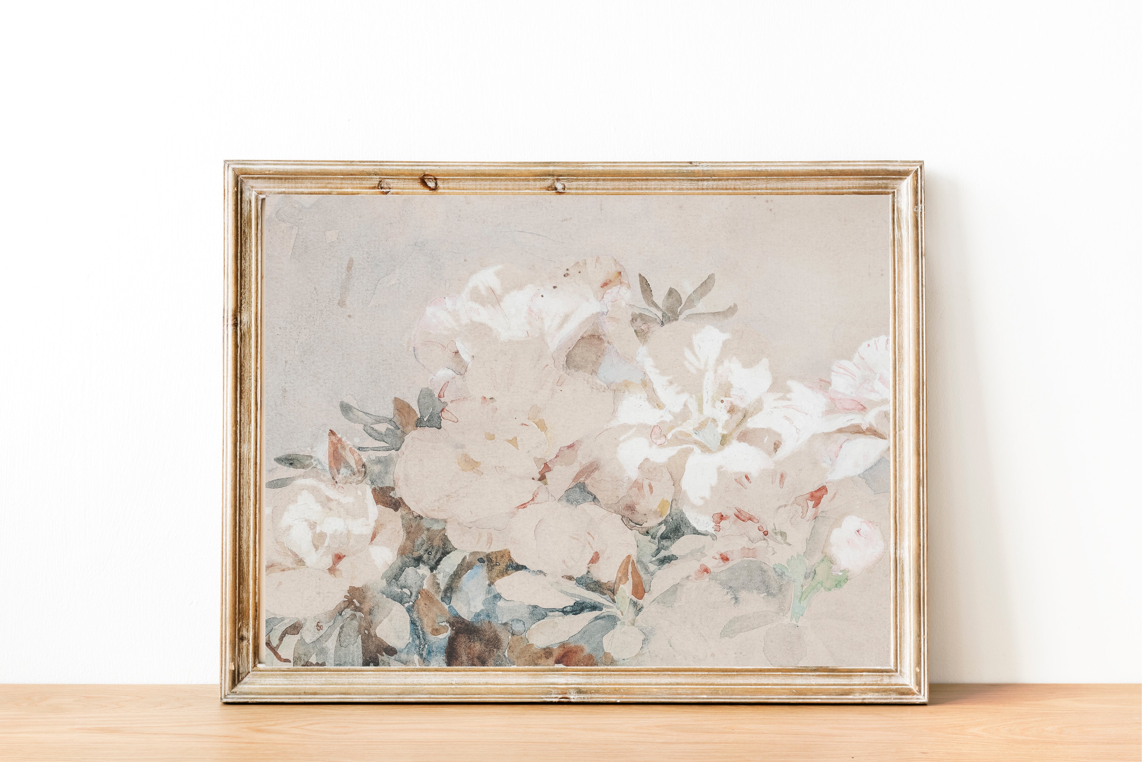 floral art, floral print, spring, vintage art