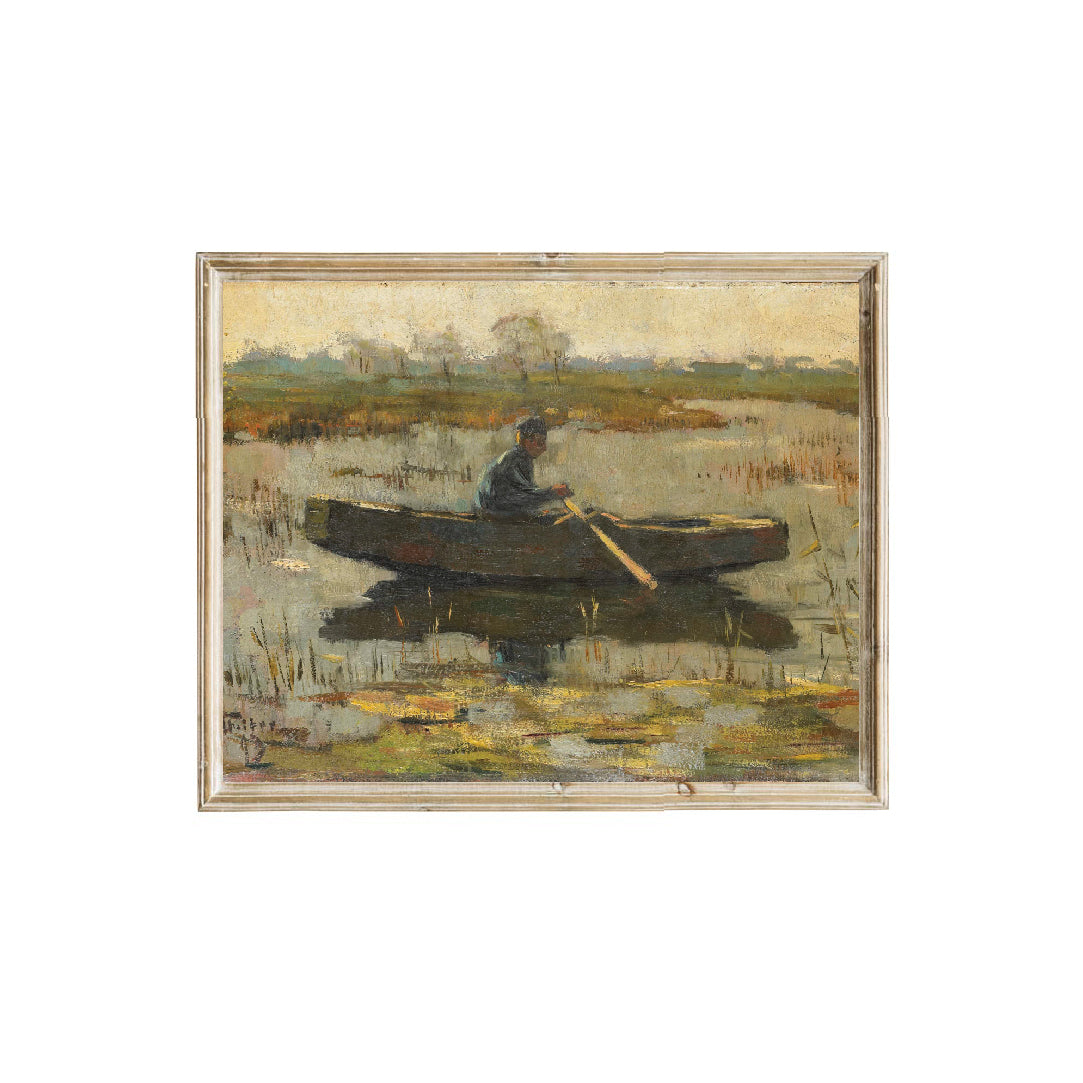 Vintage Canoe Art