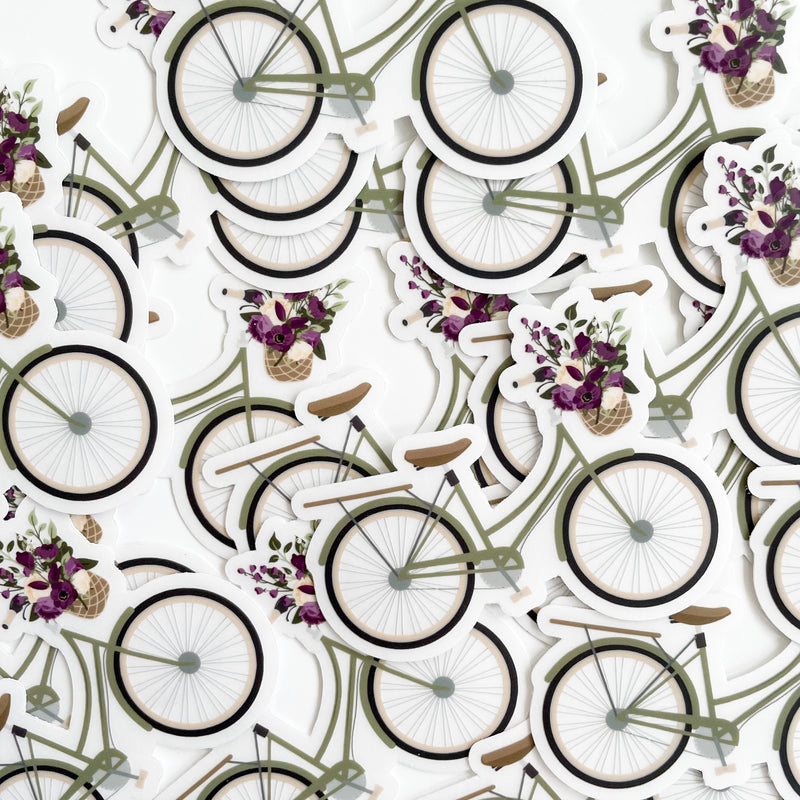 Bicycle Clear Sticker
