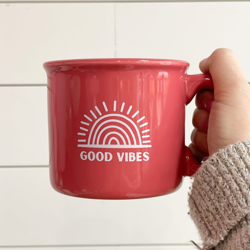good vibes, mug, coffee mug