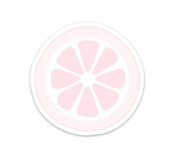 Pink Lemon Sticker
