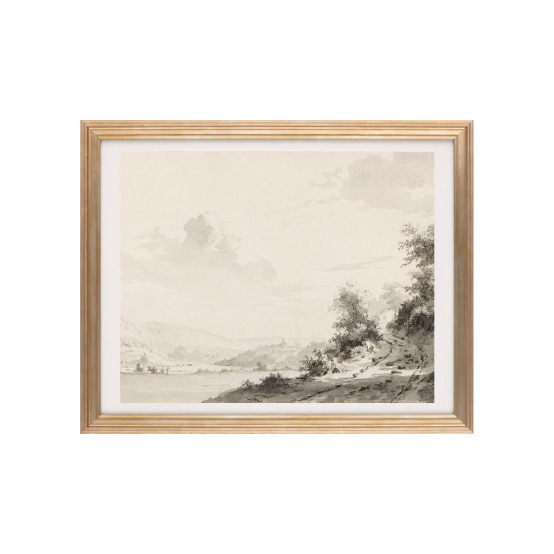Vintage landscape art