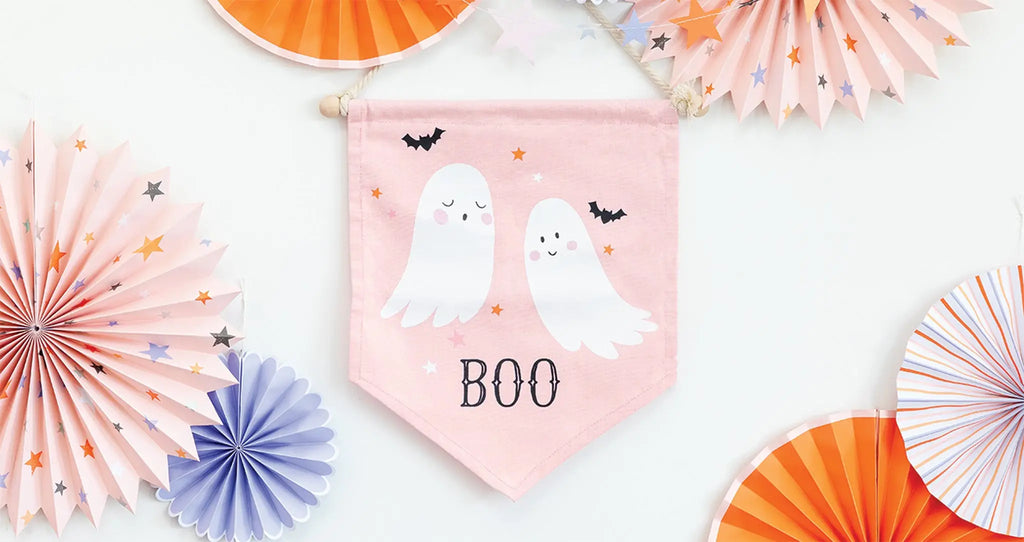 Pink Boo Banner