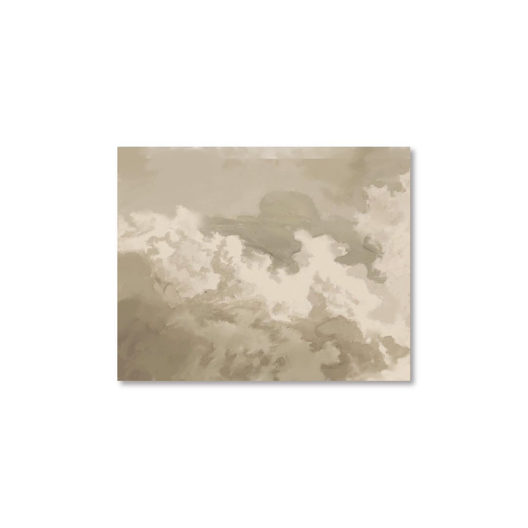 Vintage cloud art print