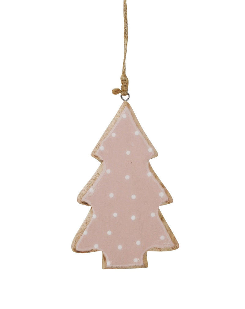 Pink Tree Ornament
